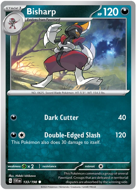 Bisharp Scarlet & Violet Base Set Pokemon Card Single