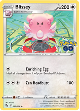 Blissey Pokemon GO Card Singles 052/078