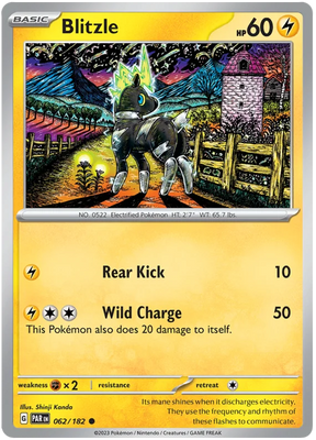 Blitzle Paradox Rift Single Pokemon Card 062/182