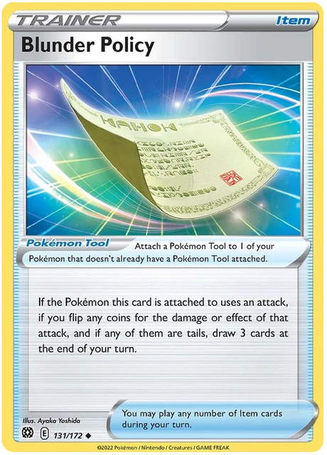 Blunder Policy Brilliant Stars Pokemon Card Singles 131/172
