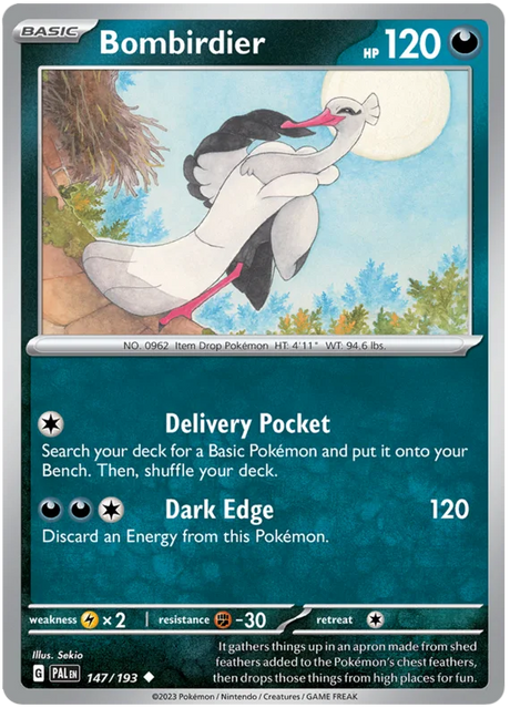Bombirdier Paldea Evolved Single Pokemon Card
