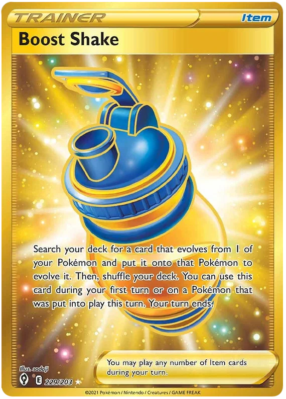 Boost Shake (Secret) 229/203 - Pokemon TCG Evolving Skies card