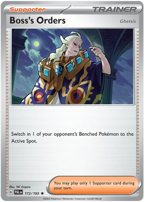 Boss's Orders Paldea Evolved Single Pokemon Card