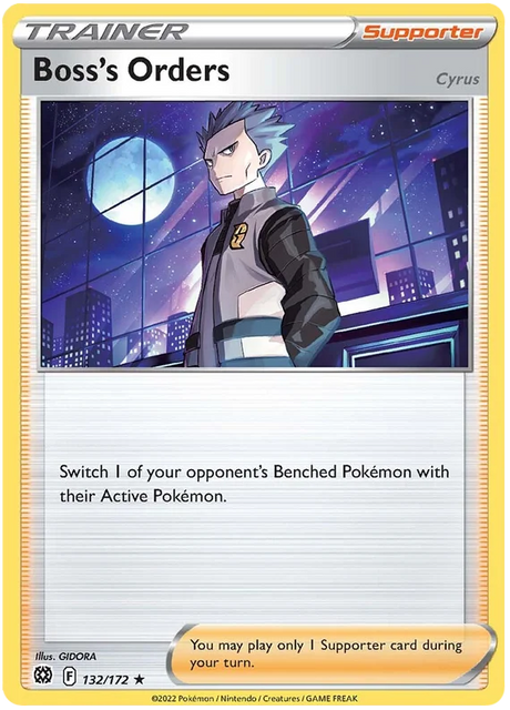 Boss's Orders Brilliant Stars Pokemon Card Singles 132/172
