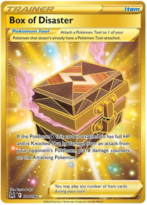 Box of Disaster (Secret) Lost Origin Pokemon Single Card 214/196