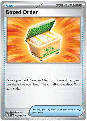 Boxed Order Temporal Forces Pokemon Single 143/162