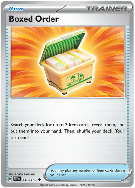 Boxed Order Temporal Forces Pokemon Single 143/162