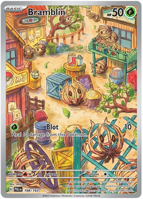 Bramblin Illustration Rare Paldea Evolved Single Pokemon Card