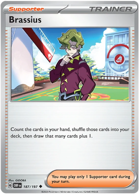 Brassius Obsidian Flames Single Pokemon Card