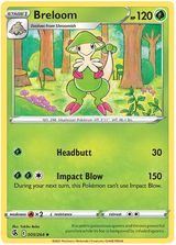 Breloom Fusion Strike Pokemon Card Singles 005/264