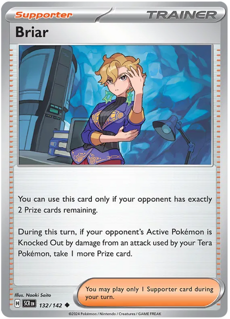 Briar Stellar Crown Pokemon Single Card 132/142