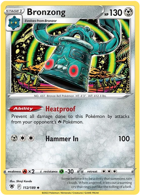 Bronzong Astral Radiance Pokemon Card Singles 112/189