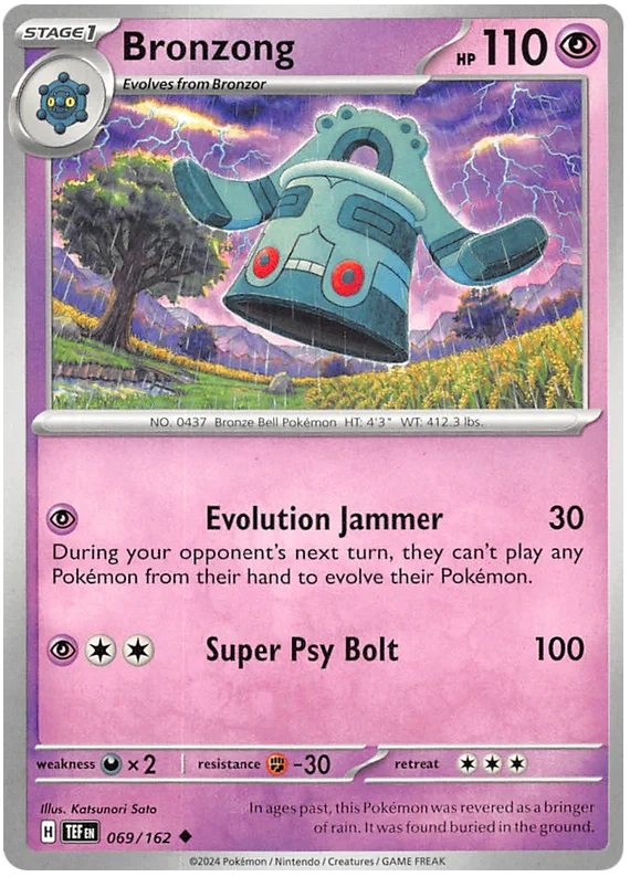 Bronzor Temporal Forces Pokemon Single 068/162