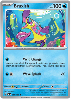 Bruxish Scarlet & Violet Base Set Pokemon Card Single