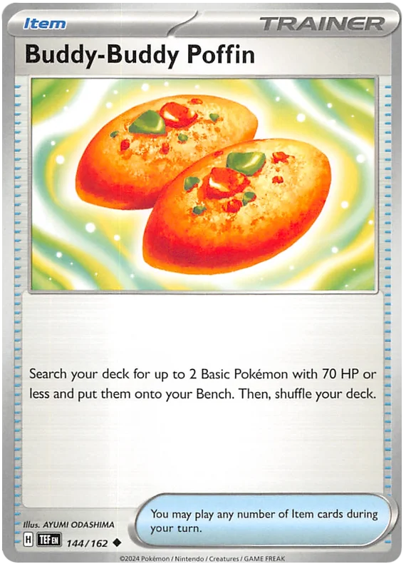Buddy-Buddy Poffin Temporal Forces Pokemon Single 144/162