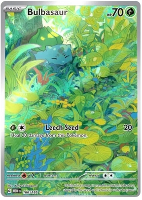 Bulbasaur Illustration Rare 151 Single Pokemon Card
