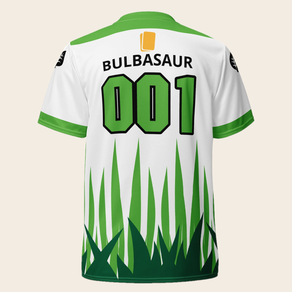 Pokemon Bulbasaur Themed Printed Jersey Back