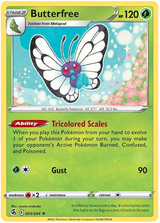 Butterfree Fusion Strike Pokemon Card Singles 003/264