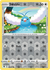 Swablu 048/073, Champion’s Path, Reverse Holo finish, representative matte composite