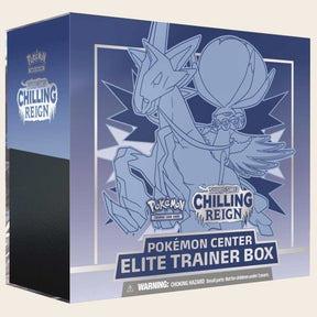 Pokémon TCG Pokémon Center Chilling Reign Elite Trainer Box featuring Ice Rider Calyrex
