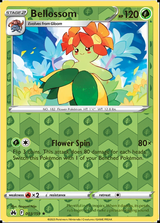 Bellossom 003/159, Crown Zenith, Reverse Holo finish, representative matte composite