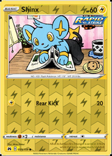 Shinx 039/159, Crown Zenith, Reverse Holo finish, representative matte composite