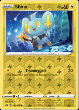 Shinx 040/159, Crown Zenith, Reverse Holo finish, representative matte composite