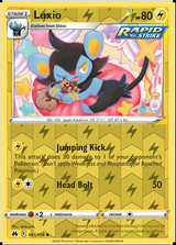 Luxio 041/159, Crown Zenith, Reverse Holo finish, representative matte composite