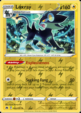 Luxray 044/159, Crown Zenith, Reverse Holo finish, representative matte composite