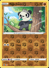 Pancham 072/159, Crown Zenith, Reverse Holo finish, representative matte composite