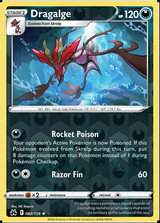 Dragalge 082/159, Crown Zenith, Reverse Holo finish, representative matte composite