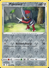 Pawniard 091/159, Crown Zenith, Reverse Holo finish, representative matte composite