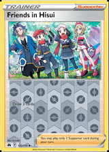 Friends in Hisui 130/159, Crown Zenith, Reverse Holo finish, representative matte composite