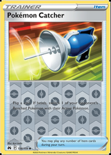 Pokemon Catcher 138/159, Crown Zenith, Reverse Holo finish, representative matte composite