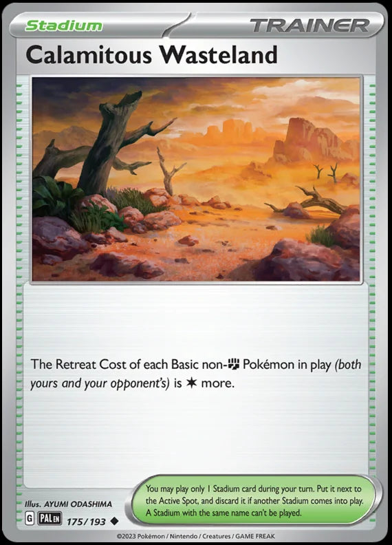 Calamitous Wasteland Paldea Evolved Single Pokemon Card