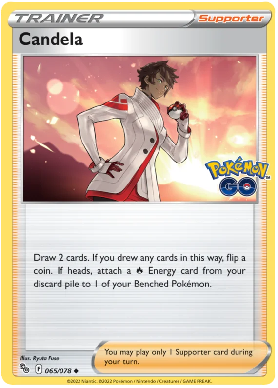 Candela Pokemon GO Card Singles 065/078