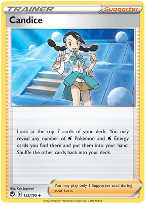 Candice Silver Tempest Pokemon Single 152/195