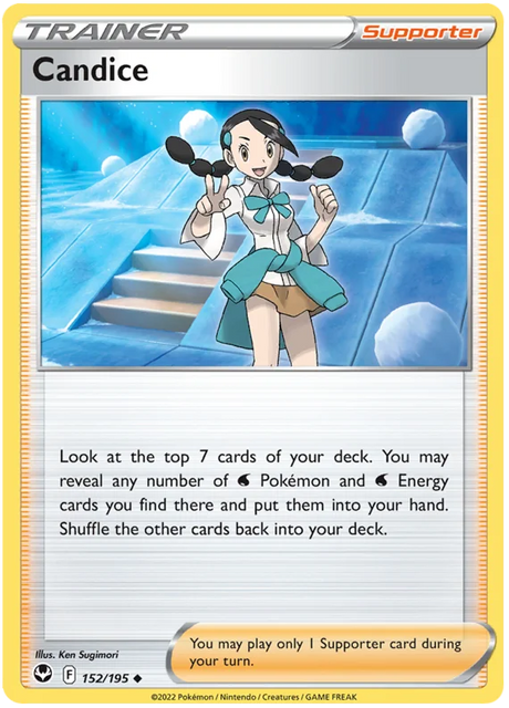 Candice Silver Tempest Pokemon Single 152/195