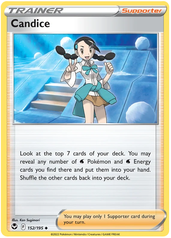 Candice Silver Tempest Pokemon Single 152/195