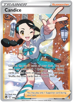 Candice  Silver Tempest Pokemon Single 189/195