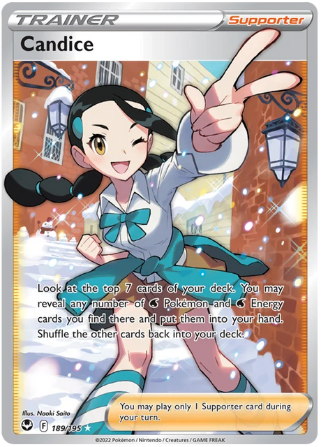 Candice  Silver Tempest Pokemon Single 189/195