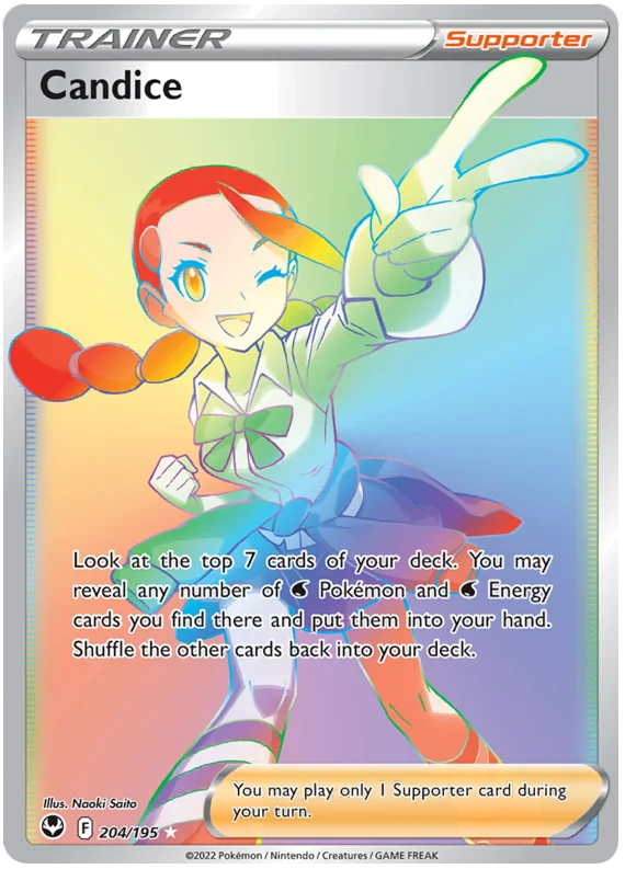 Candice  Silver Tempest Pokemon Single 204/195