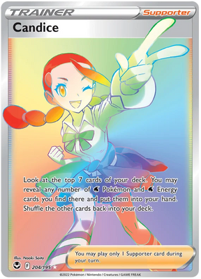 Candice  Silver Tempest Pokemon Single 204/195