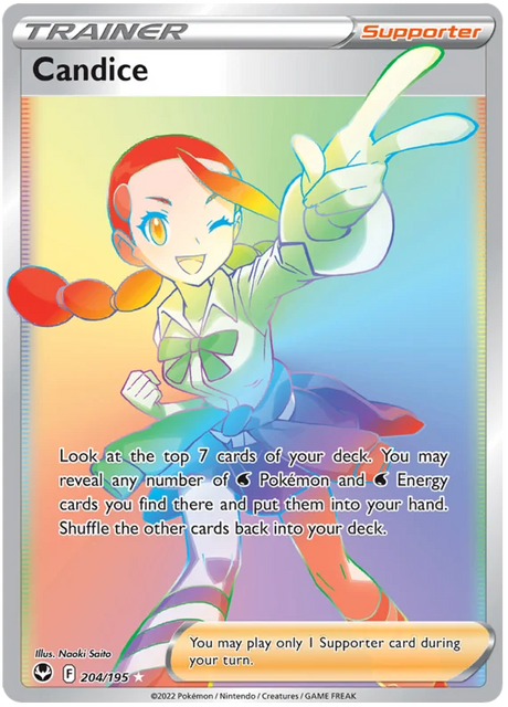 Candice  Silver Tempest Pokemon Single 204/195