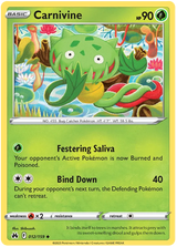 Carnivine Crown Zenith Pokemon Card Single