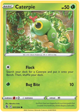 Caterpie Fusion Strike Pokemon Card Singles 001/264