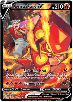 Centiskorch V Lost Origin Trainer Gallery Pokemon Single Card TG14/TG30