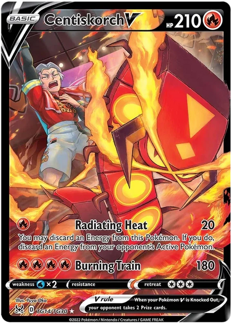 Centiskorch V Lost Origin Trainer Gallery Pokemon Single Card TG14/TG30