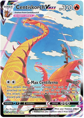 Centiskorch VMAX Lost Origin Trainer Gallery Pokemon Single Card TG15/TG30