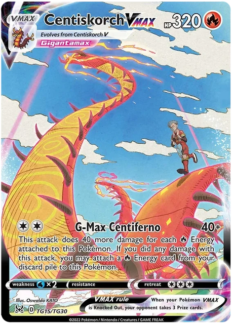 Centiskorch VMAX Lost Origin Trainer Gallery Pokemon Single Card TG15/TG30